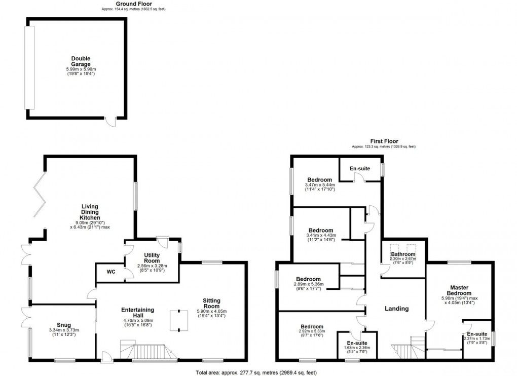 Floorplan for Abbey Gardens, Shepley, Huddersfield