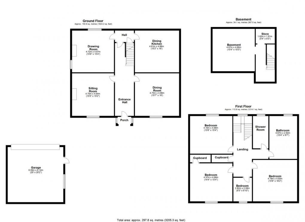 Floorplan for Park House Road, Low Moor, West Yorkshire