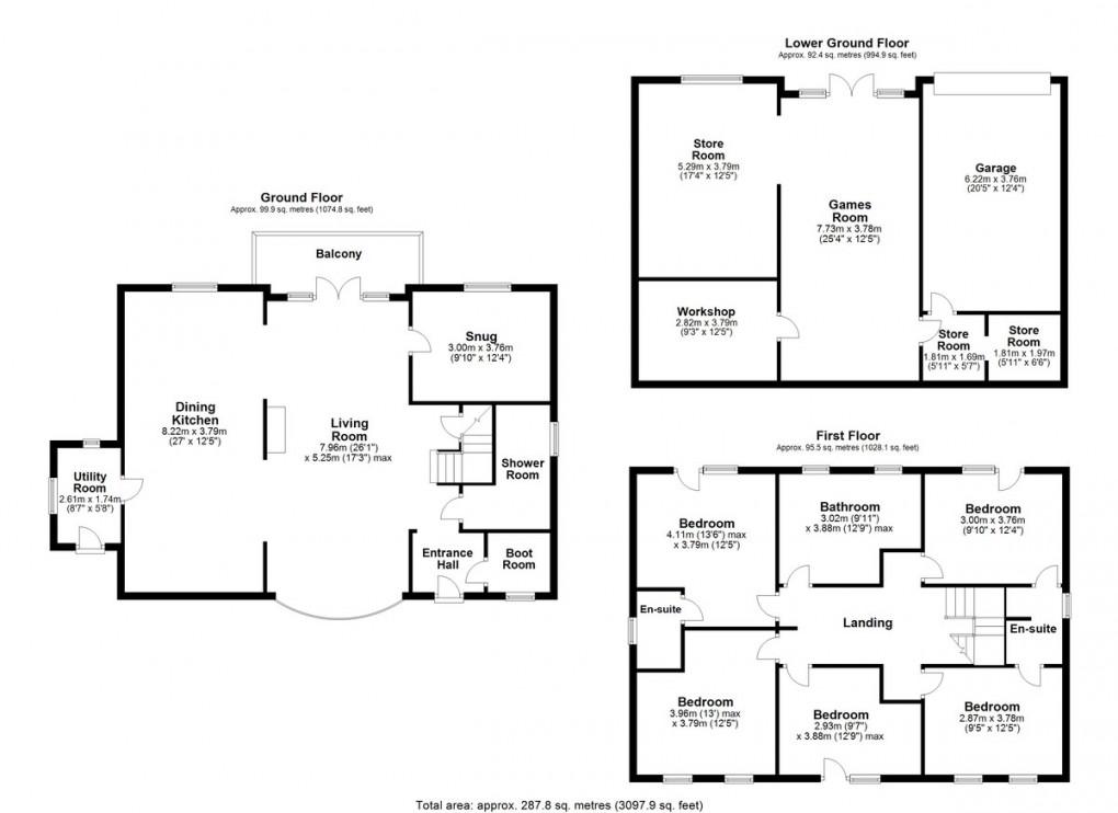 Floorplan for Wellholme, Brighouse