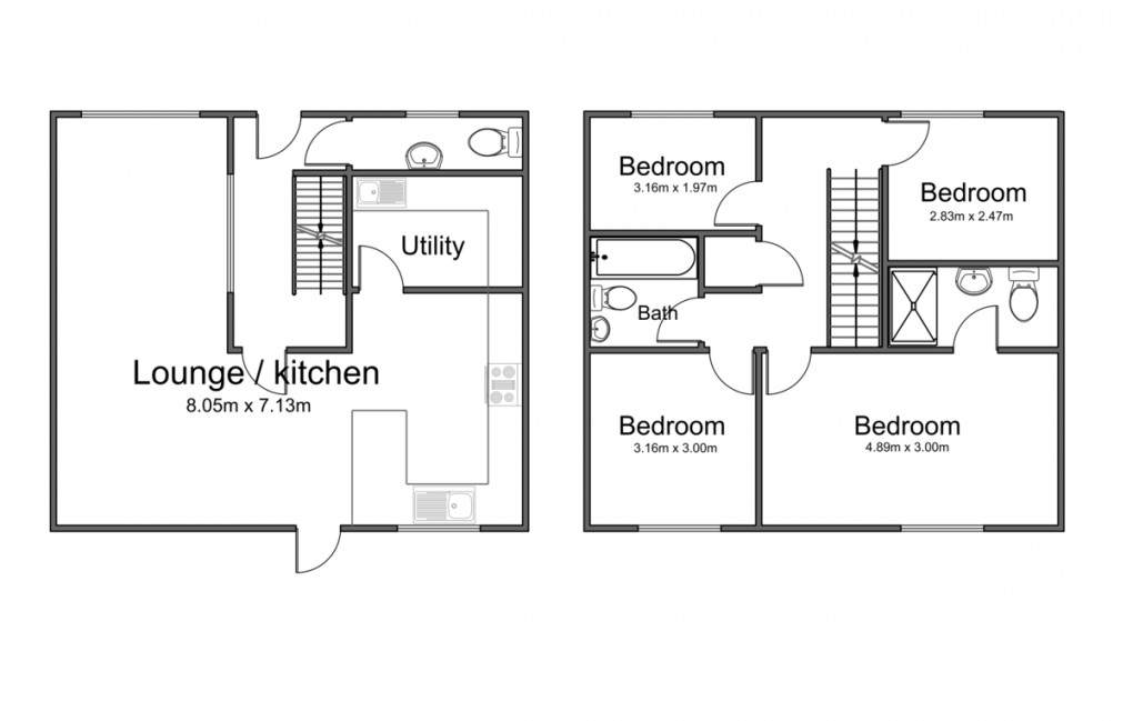Floorplan for Beaconsfield Farm, Flockton Moor