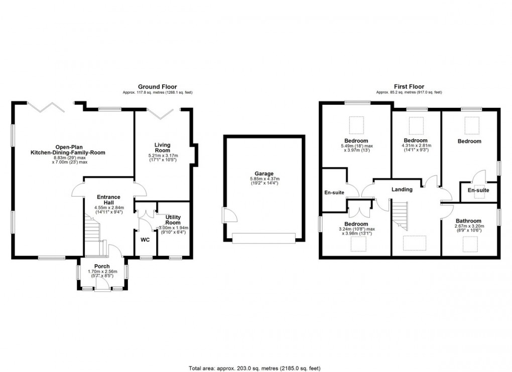 Floorplan for Dearne Dike Lane, Cumberworth
