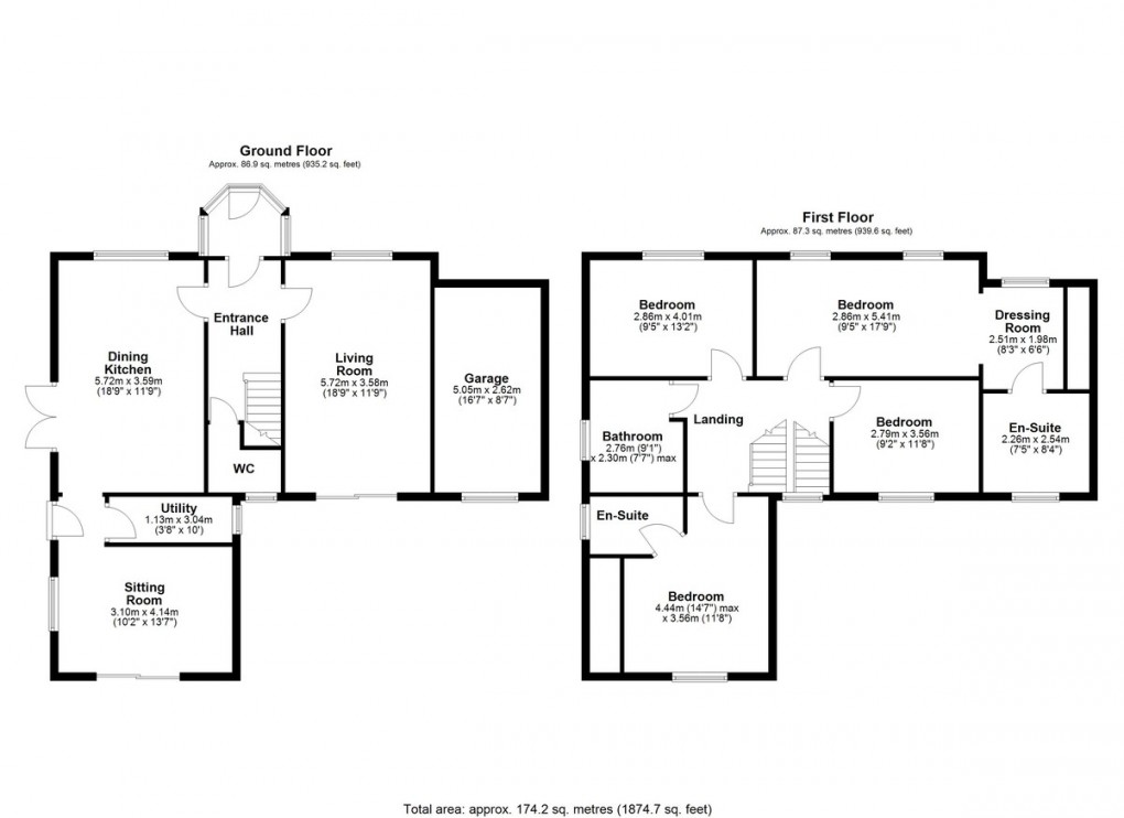Floorplan for St. Helens Gate, Huddersfield